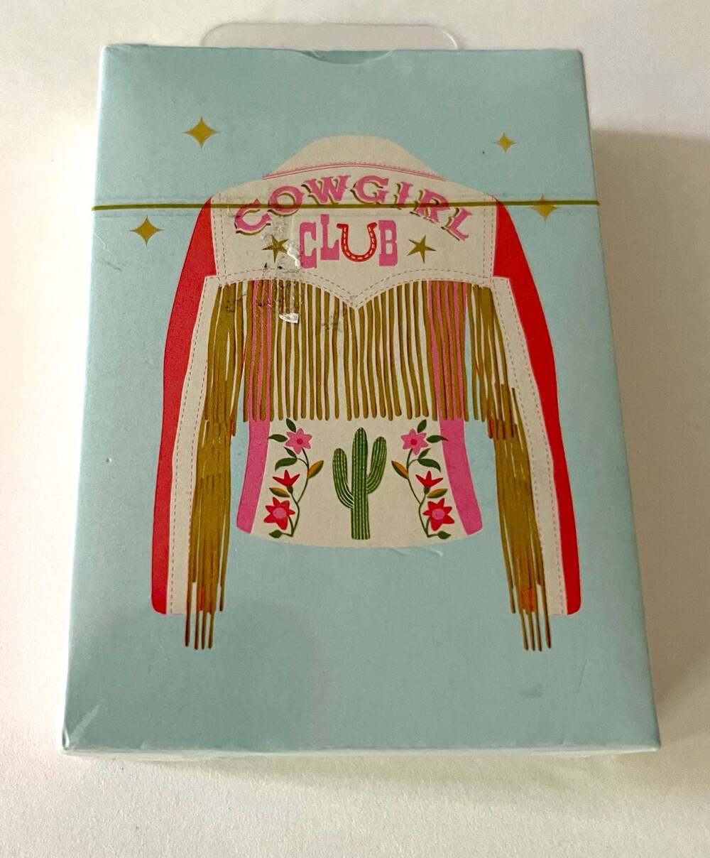 Cowgirl Club Illustrated Playing Cards Deck